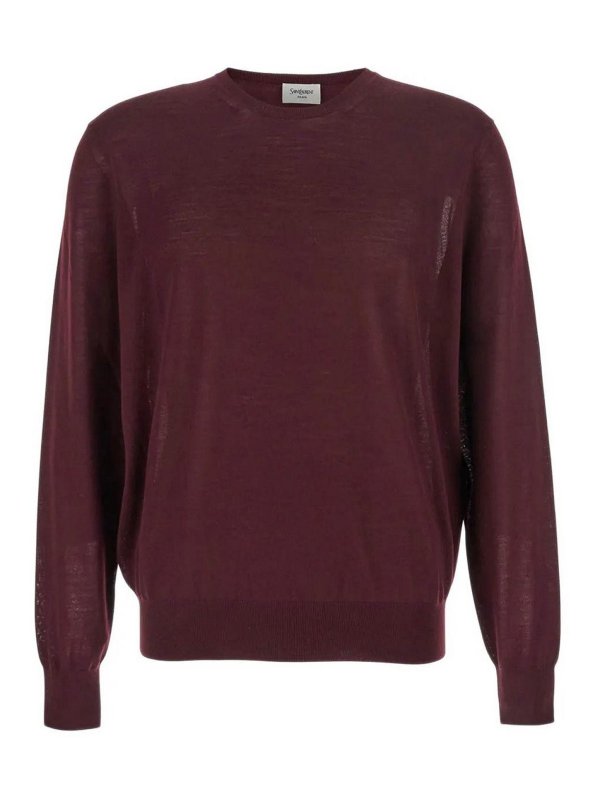 SAINT LAURENT: crew necks - Pull Col Rond Laine Fine Mil