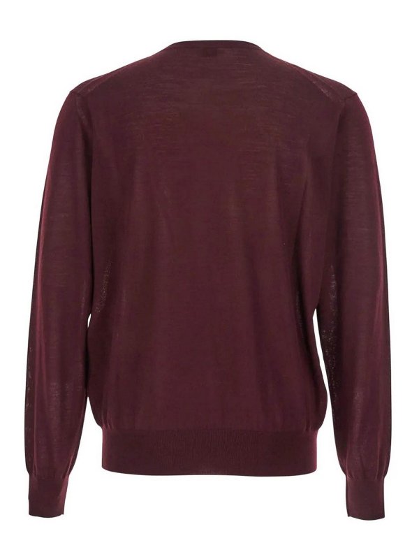 The Best Shops SAINT LAURENT: crew necks - Pull Col Rond Laine Fine Mil