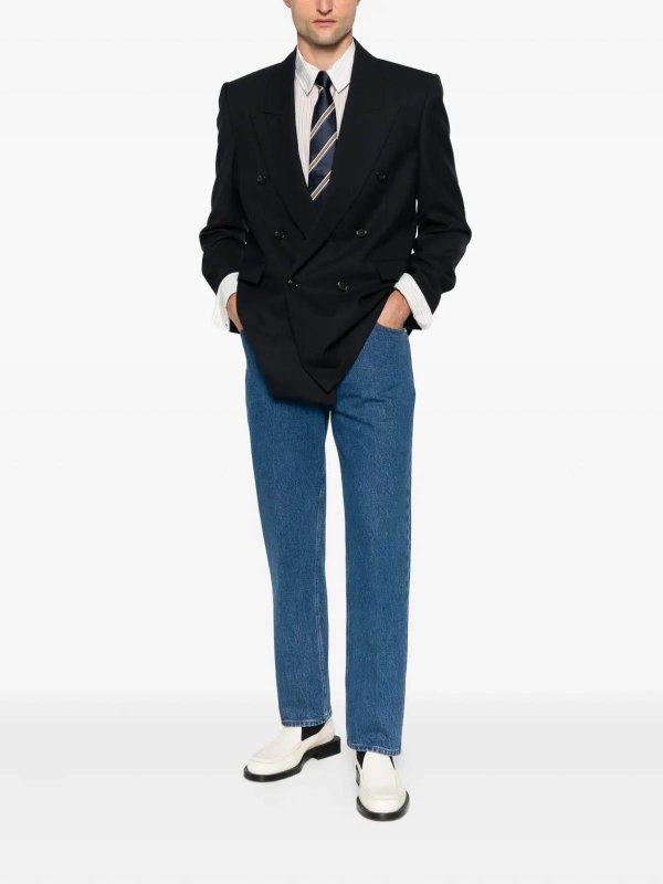 SAINT LAURENT: casual jackets online - Db Jacket Marine