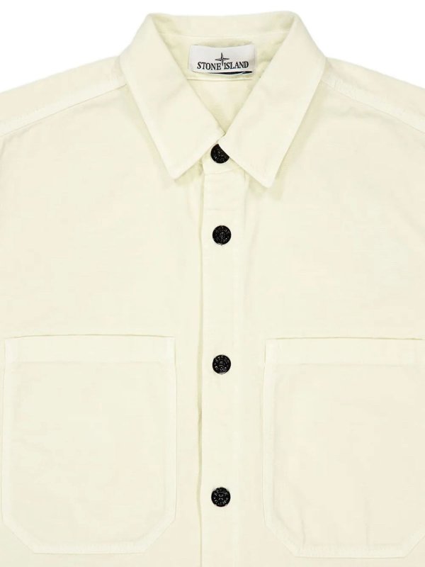 The Best Shops STONE ISLAND: Hemden - Hemd - Weiß