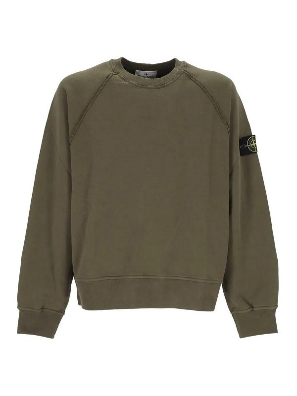 STONE ISLAND: スウェット＆セーター - スウェットシャツ/セーター - 緑