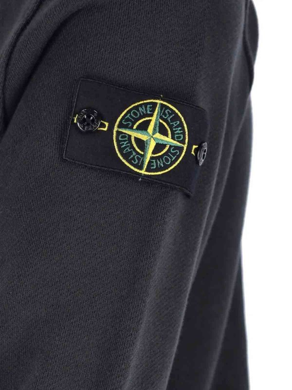 スウェットシャツ/セーター - 黒 shop online: STONE ISLAND