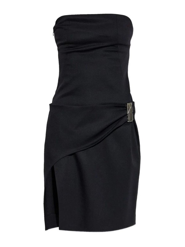 The Attico: ニーレングスドレス - 膝丈ドレス - 黒