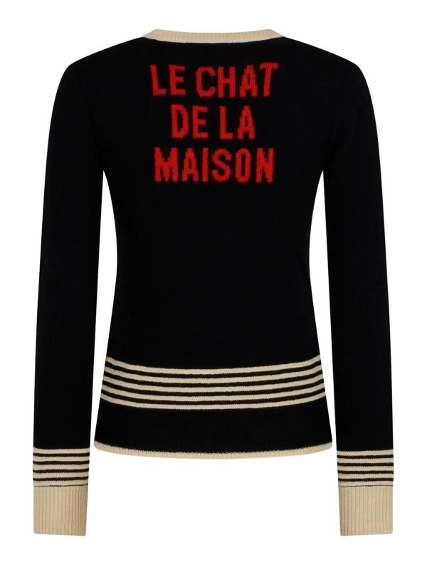 VALENTINO GARAVANI: Pull col rond - Pull Col Rond - Noir