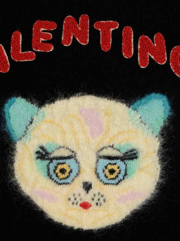 VALENTINO GARAVANI: Pull col rond online - Pull Col Rond - Noir