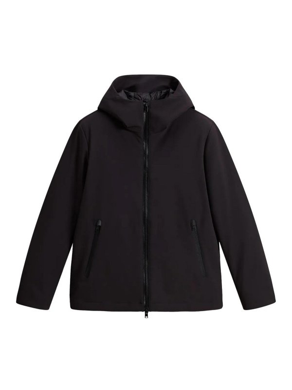 WOOLRICH: casual jackets - Soft Shell Pacific Jacket Dry Gray