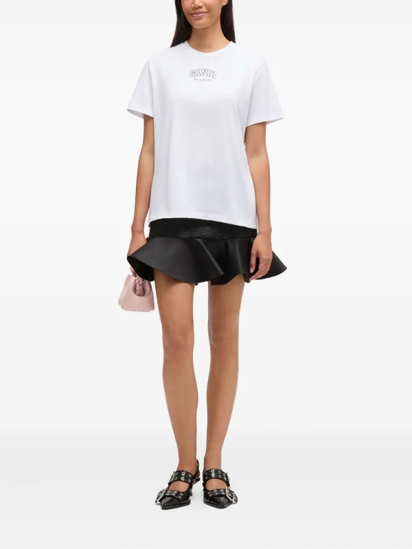 GANNI: t-shirts online - Essentials Tee Bright White
