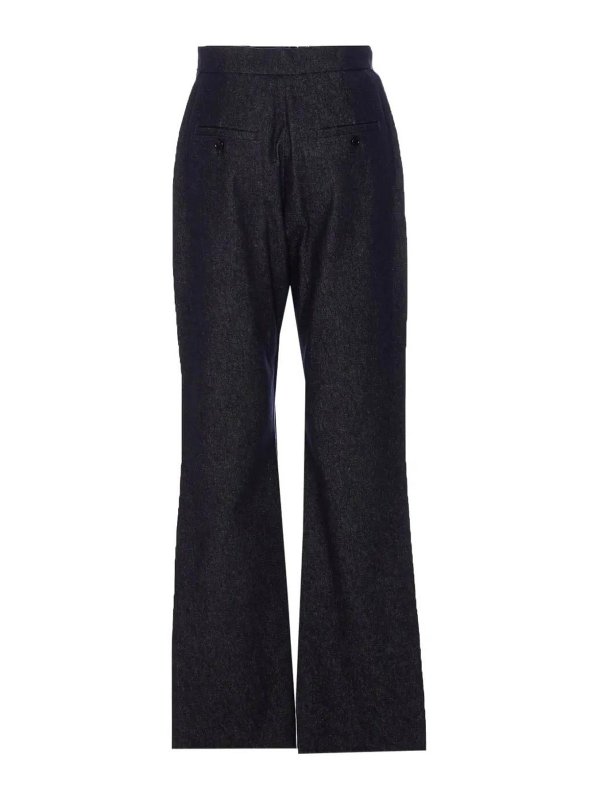 Max Mara: Pantalones casual online - Pantalón Casual - Azul