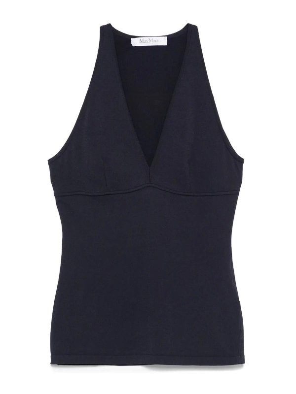 Max Mara: Sudaderas y suéteres - Sudadera - Azul