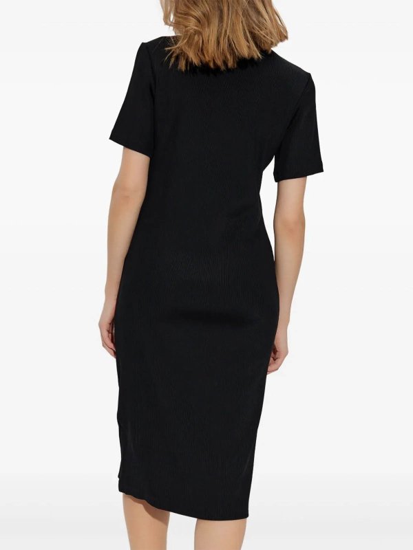 Knielanges Kleid - Schwarz shop online: MONCLER