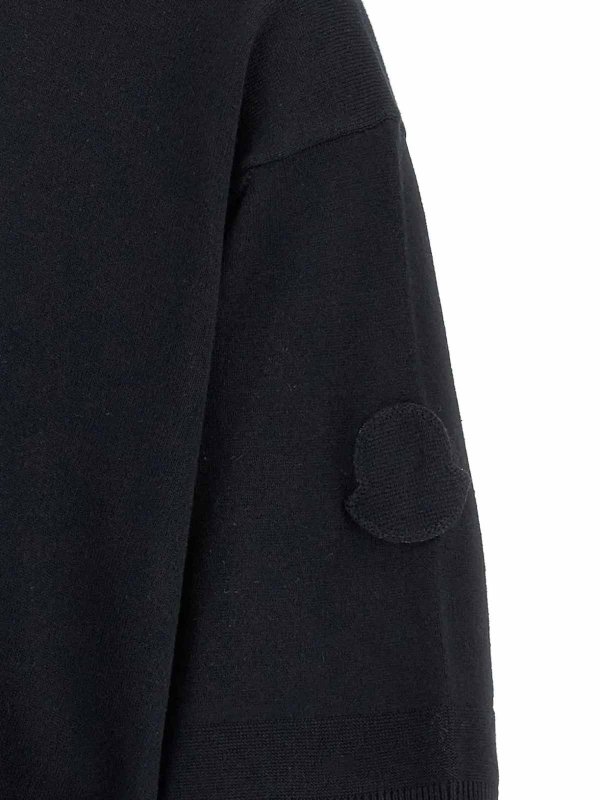 Crew Neck Black shop online: MONCLER