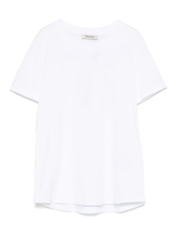 S MAX MARA: Camisetas - Camiseta - Blanco