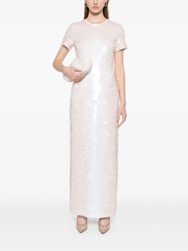 SPORTMAX: Knielange Kleider online - Knielanges Kleid - Weiß