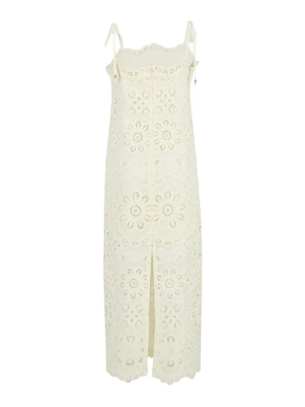 ZIMMERMANN: Knielange Kleider online - Knielanges Kleid - Weiß