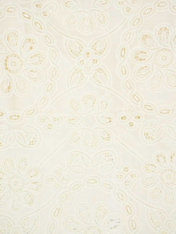 Knielanges Kleid - Weiß shop online: ZIMMERMANN