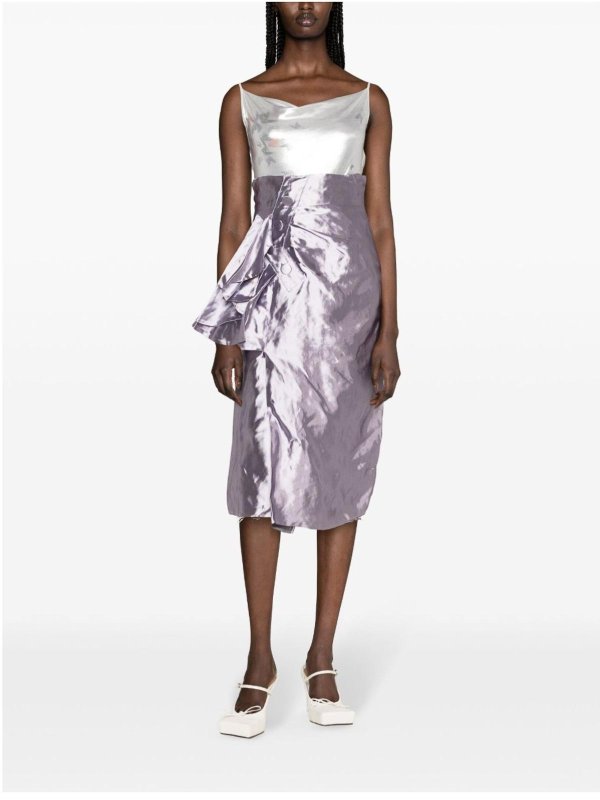 Maison Margiela: ニーレングススカート＆ミディ丈 online - 膝丈/ミディスカート - ライトパープル