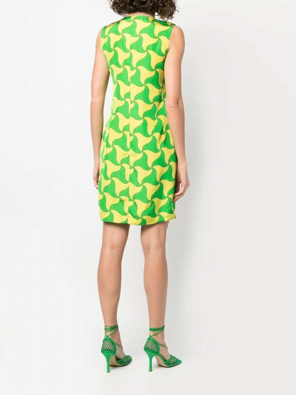 膝丈ドレス - 緑 Replica 
online: BOTTEGA VENETA