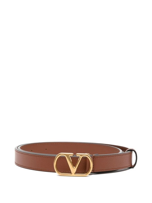 The Best Shops VALENTINO GARAVANI: belts - Buckle Belt Deep Caramel