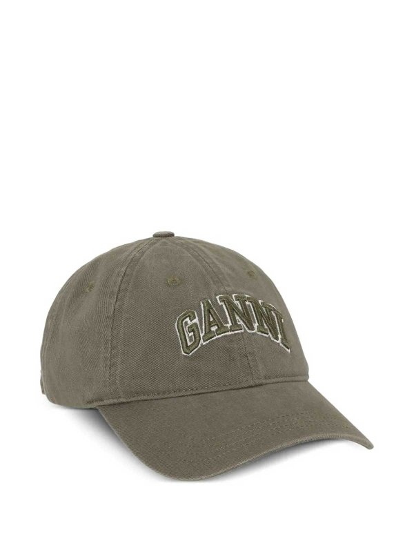 GANNI: Sombreros online - Sombrero - Verde