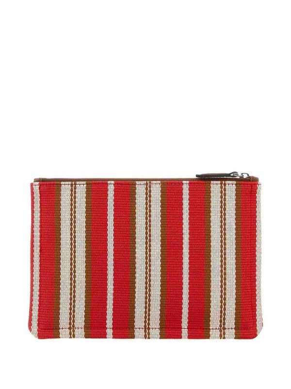 FENDI: clutches online - Flat Pouch S Canvas Str