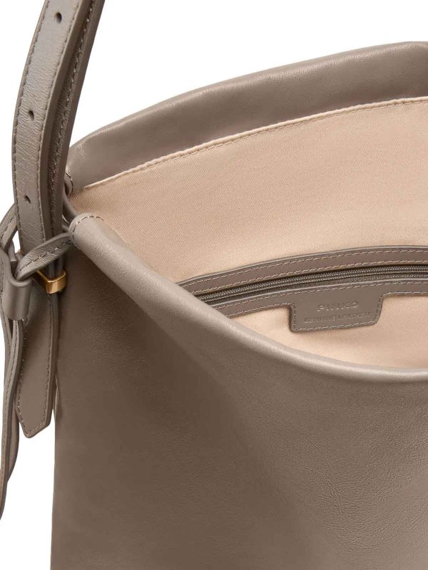 Pinko: Schultertaschen online - Schultertasche - Grau