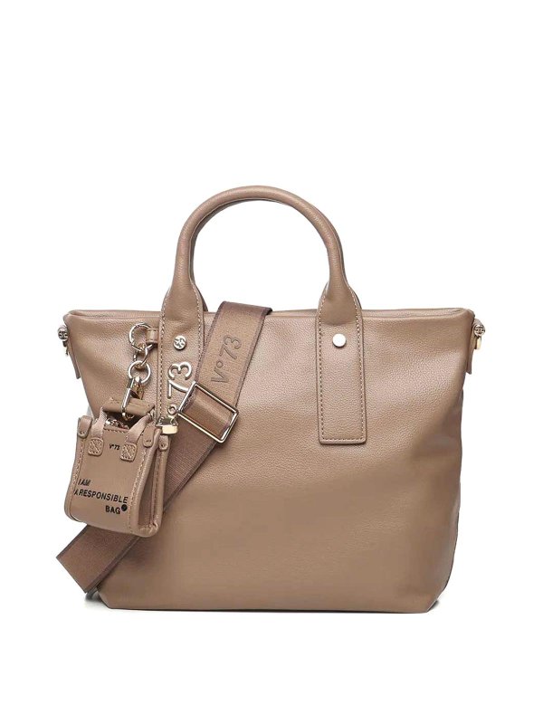 v°73: Handtaschen - Shopper - Taupe