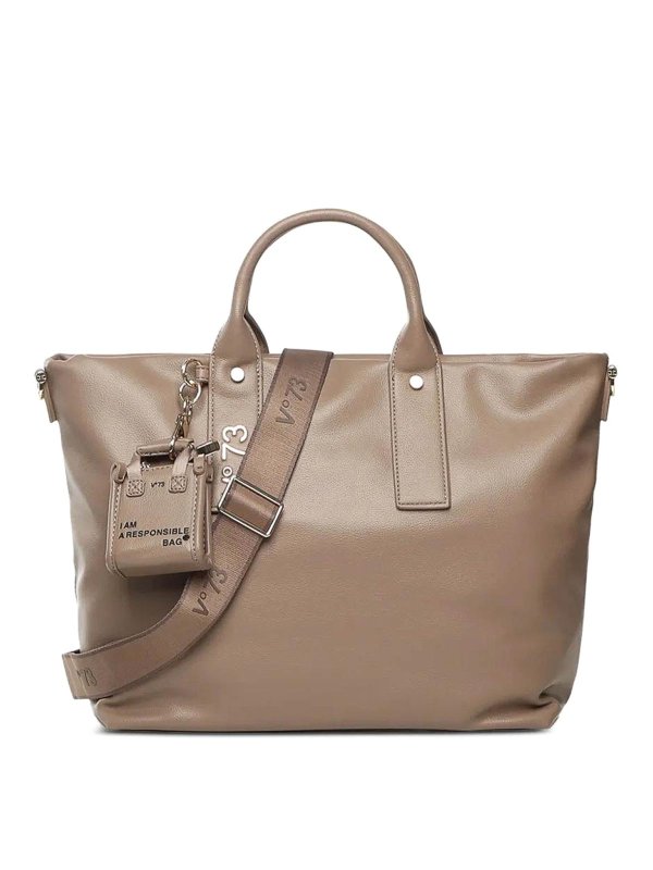 v°73: Handtaschen - Shopper - Taupe