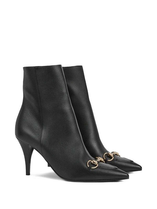The Best Shops GUCCI: ankle boots - Bootie Leather Ls Nero