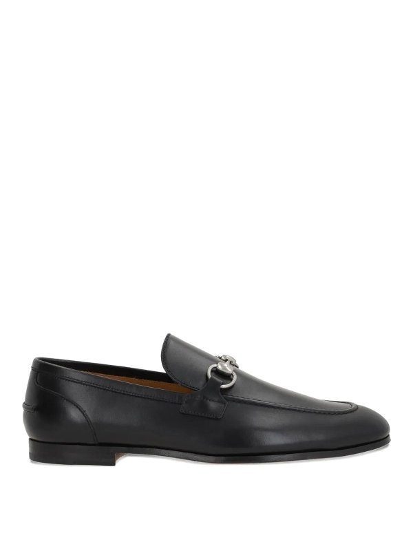 GUCCI: Loafers & Slippers - Moccasin Leather L Black