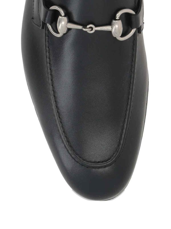 GUCCI: Loafers & Slippers online - Moccasin Leather L Black