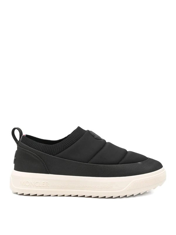 MONCLER: Mocassins & Chaussures bateau - Chaussons - Noir