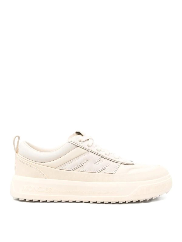 MONCLER: Chaussures de sport - Baskets - Blanc