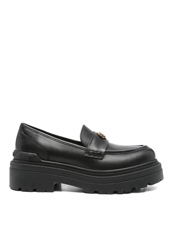 Pinko: Mocasines y Zapatillas - Mocasines - Negro