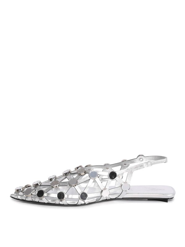 Grid Ballerina Silver shop online: The Attico