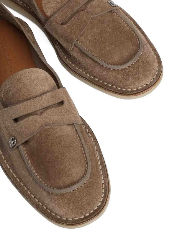 The Best Shops DOLCE & GABBANA: ロファー＆スリッパ - ローファー - ベージュ