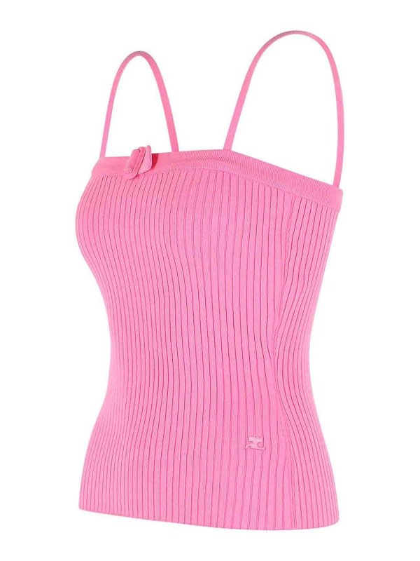 The Best Shops Courreges: Tops und Tank Tops - Top - Nude