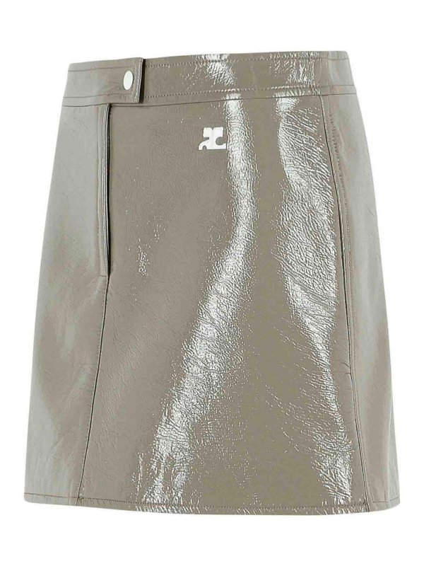 The Best Shops Courreges: Miniröcke - Minirock - Grau