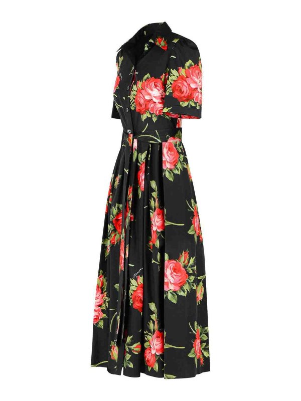 The Best Shops DOLCE & GABBANA: short dresses - Black Cotton Dress