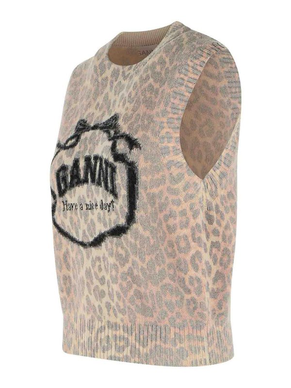 The Best Shops GANNI: Westen - Weste - Braun