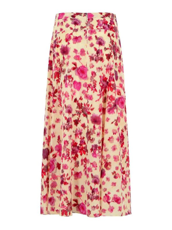 ISABEL MARANT: Knee length skirts & Midi online - Sakura Pink Stretch Silk Skirt