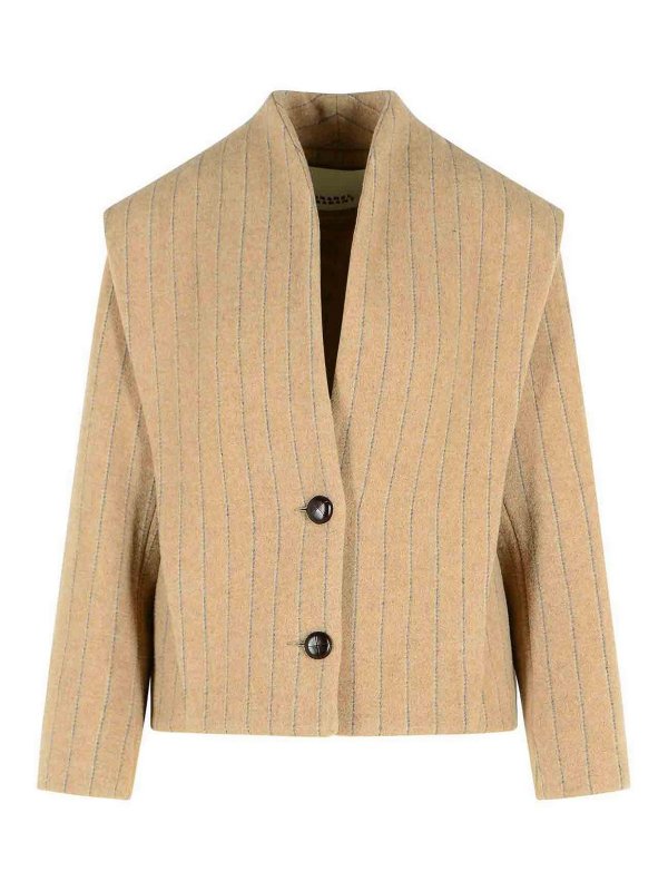 ISABEL MARANT: Chaquetas casual - Chaqueta Casual - Beis
