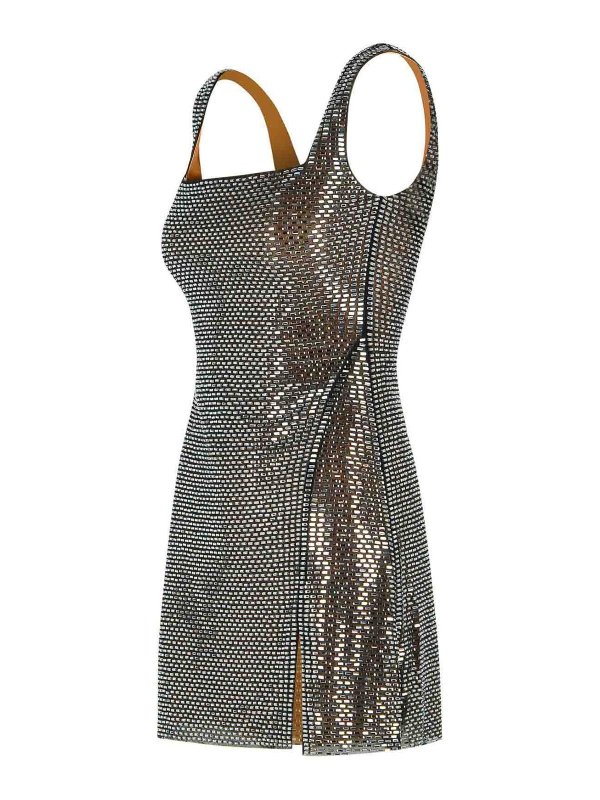 The Best Shops Self Portrait: ニーレングスドレス - 膝丈ドレス - グレー