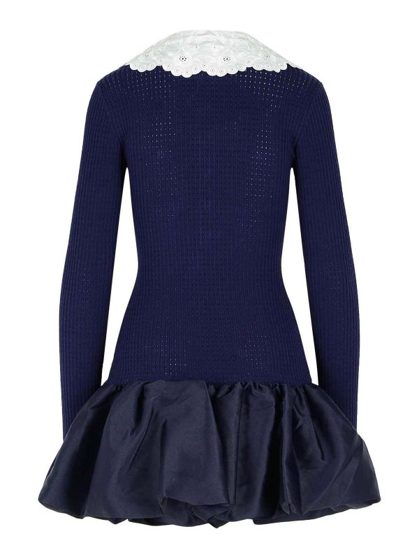 Self Portrait: ニーレングスドレス online - 膝丈ドレス - ダークブルー