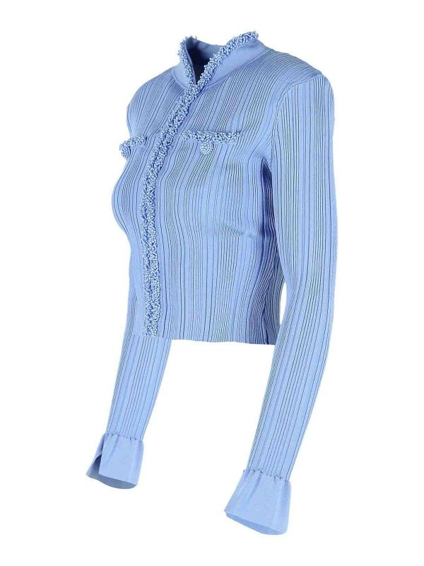 The Best Shops Self Portrait: Cardigans - Cardigan - Hellblau