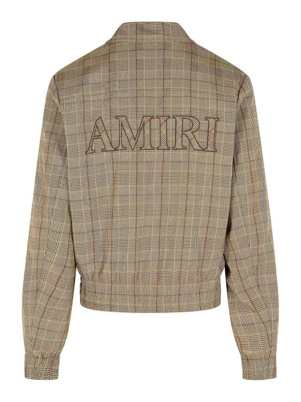 AMIRI: giacche casual online - Giacca Beige In Misto Lana Vergine