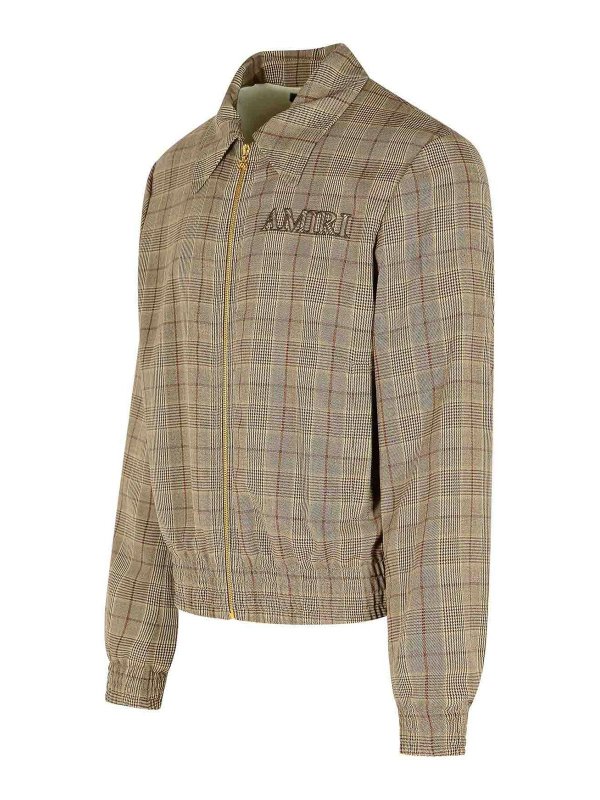 The Best Shops AMIRI: giacche casual - Giacca Beige In Misto Lana Vergine