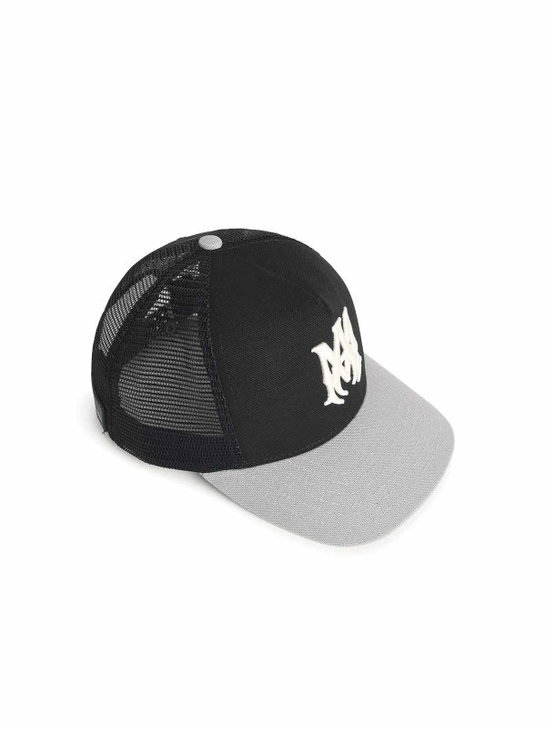 AMIRI: hats & caps online - Black Cotton Cap