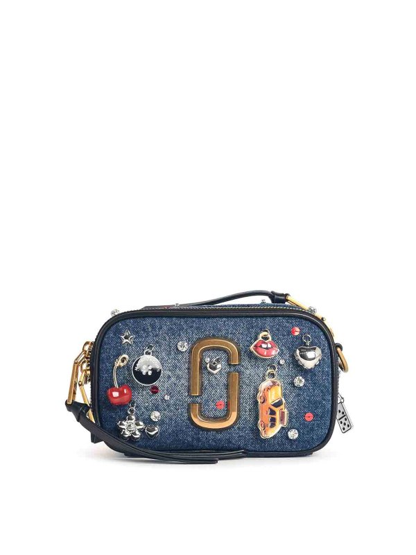 MARC JACOBS: クロスボディバッグ - クロスボディバッグ - ブルー