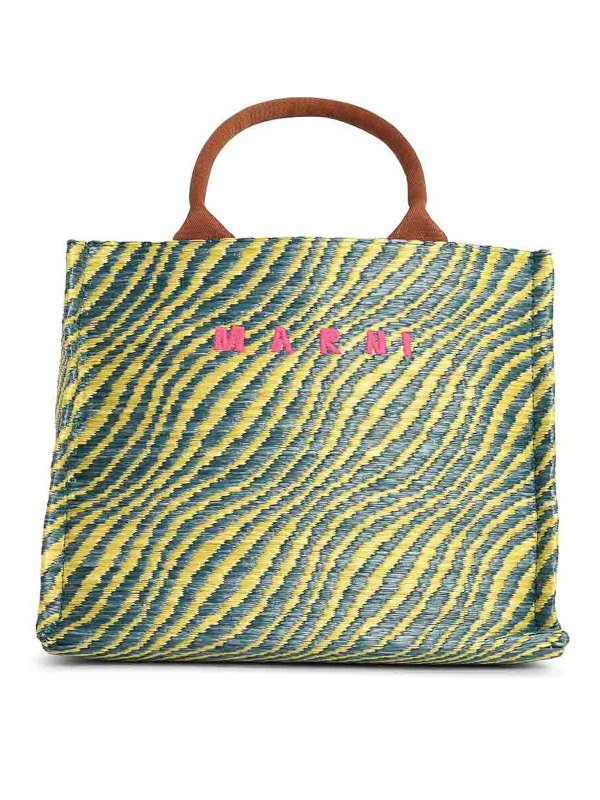 Marni: Bolsos Shopping - Bolso Shopping - Verde