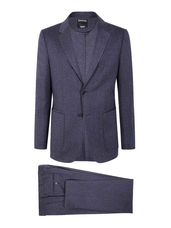 ZEGNA: Costumes élégants - Costume De Cérémonie - Bleu